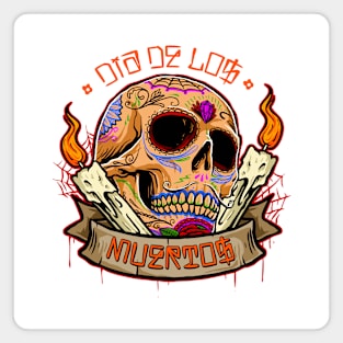 dia de los muertos Magnet